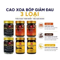 Dầu cù là Thái Lan cao xoa bóp Hổ, Bò cạp, Rắn hổ mang Banna 50g