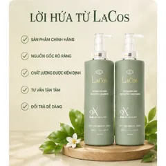 Dầu Gội Dầu Xả LaCos 800ml – Bộ Đôi Chăm Sóc Tóc Chuyên Sâu – Phục Hồi Tóc Hư Tổn, Mềm Mượt Óng Ả