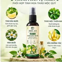 Xịt dưỡng tóc Tinh Dầu Bưởi Mộc An 100ml – Dưỡng Tóc, Hỗ Trợ Giảm Rụng, Kích Thích Mọc Tóc