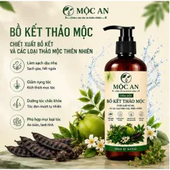 Cặp Dầu Gội Bồ Kết Thảo Mộc giảm rụng, kích mọc tóc, sạch gàu, dưỡng tóc từ gốc Mộc An chính hãng