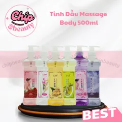 Tinh dầu Massage Body hương thơm Gừng, Hoa Hồng, Oải Hương dịu nhẹ – Hàng chính hãng Chai 500ml 837822
