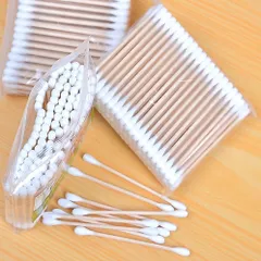 Combo 5 gói. Gói 100 Tăm bông gỗ y tế vệ sinh tai. Bông ngoáy tai hàng loại 1 chất lượng cao