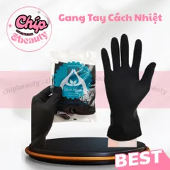 Găng Tay Cách Nhiệt Gội Đầu Dưỡng Sinh, Làm Tóc - Bao Tay PVC Cách Nhiệt Độ Bền Cao 837845