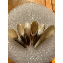 Dụng cụ Day Ấn huyệt sừng ống tròn LƯỢC TÂM massage cạo gió nguyên khối giúp giãn gân cốt toàn thân 837846