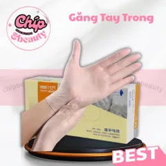 Găng tay trong suốt co giãn, dai, chế biến thực phẩm, dùng trong Massage Body 837859