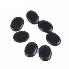 Đá nóng, Viên đá massage body đả thông kinh lạc (Oval 3x4cm, 8x6cm / Tròn 8x8cm) Hàng dày đẹp 837864