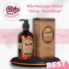 Tinh dầu massage ESSENCE OIL cao cấp 500ml. Tinh dầu matxa thư giãn cơ thể tại nhà, trong Spa - TMV