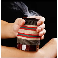 Cốc xông ngải cứu- cốc phù dương {TẶNG BAO THỔ CẨM} 3 Công Dụng: MASSAGE, CỨU NGẢI, CẠO GIÓ.
