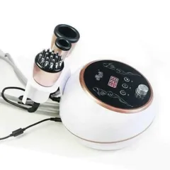 Máy hút giác Hơi, Cạo Gió ion điện tử 3 Đầu trị liệu màu Trắng