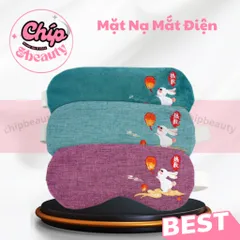 Túi Chườm Mắt Ngải Cứu Điện Hàng Chính Hãng. Chườm Mắt Ấm Nóng Giúp Mắt Thư Giãn Thoải Mái