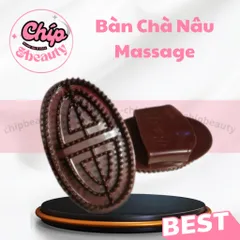 Bàn chà nâu Massage Body toàn thân thông kinh lạc giảm béo tại nhà nhanh chóng hiệu quả 15cm 837926