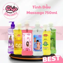 Tinh Dầu Massa Body Chai 750ml , Massage Giúp Cơ Thể Thư Giãn, Tốt Cho Sức Khoẻ