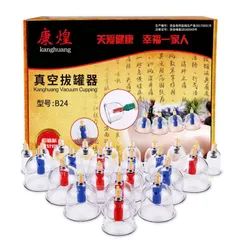 Bộ Giác hơi 24 cốc chân không- Không Dùng Lửa,Nhựa Nguyên Sinh 24 Cốc, Bền Bỉ + 1 lọ tinh dầu 837934