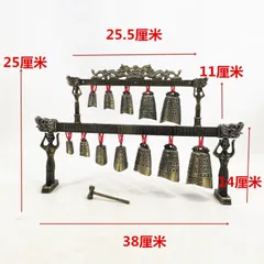 Chuông gió 2 tầng gội dưỡng sinh spa chuông loại 1. Chuông Đồng tạo âm thanh thư giãn tại nhà