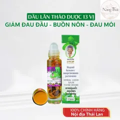 Dầu Lăn Thảo Dược 13 Vị Otop Thái Lan 8ml Giảm Đau Đầu - Buồn Nôn - Đau Mỏi