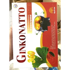 Ginkgo Natto 360 Q10 Nattokinase tăng cường trí nhớ chứng mất ngủ hoạt huyết dưỡng não, đau đầu chóng mặt ngủ không