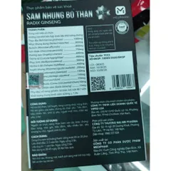 Sâm Nhung Bổ Thận new bổ thận td, st, tăng cường sức khoẻ nam giới, giảm đau lưng mỏi gối viên toi