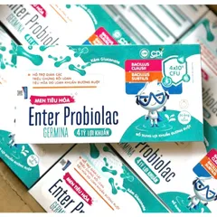 Men tiêu hoá Enter Probiolac 4 tỷ lợi khuẩn cân bằng vi khuẩn đường ruột, giúp hấp thụ và tiêu hóa tốt hơn vi