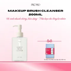 Dung Dịch Vệ Sinh Cọ Trang Điểm Cao Cấp Piccasso Cleanser 200ml Cho Lông Tự Nhiên + Qùa tặng