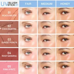 (Quà tặng không bán)- Ngẫu nhiên MizuMi Má hồng chống nắng dạng thỏi SPF50+ PA++++ 4g - 02 Coco Martini