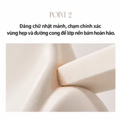 [NEW] Bông mút trang điểm Piccasso Latex Hard Sponge Square & Slim Duo (Bộ 6 miếng)