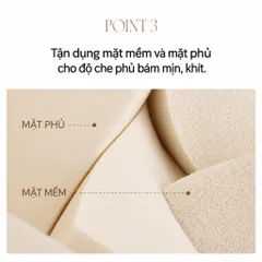 [NEW] Bông mút trang điểm Piccasso Latex Hard Sponge Square & Slim Duo (Bộ 6 miếng)