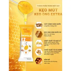 (Combo 5 Vị) Kẹo Mút Happy Vitamin chính hãng bổ sung Sắt, Canxi, Kẽm, Lysine, Vitamin, Keo Ong cho bé