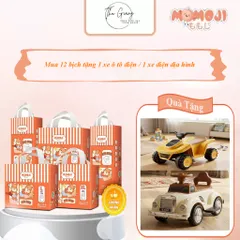 [Phiên Bản Mới] Combo 12 Tã quần/Dán Momoji Air Dry, thoáng khí, thoát ẩm tốt giúp da bé sơ sinh khô thoáng
