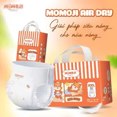 (Combo3 tặng1)Tã quần/Dán Momoji Extra, thoáng khí,thoát ẩm tốt giúp da bé sơ sinh luôn khô thoáng(ko đổi quà tích điểm)