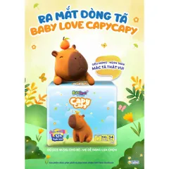 [MỚI] Tã quần Baby Love CapyCapy- Bỉm quần thiết kế chữ T, chống tràn,khô thoáng đủ size từ 6kg đến 35kg