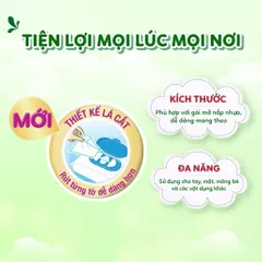 Khăn Ướt BABY CARE Cho Trẻ Em Không Paraben Kháng Khuẩn Làm Sạch Nhẹ Nhàng Da Bé 80 Tờ
