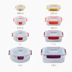 Bộ 8 hộp đựng thực phẩm Joseph Joseph 1000013 Nest Lock