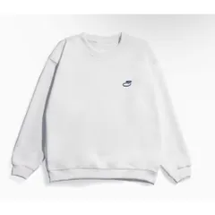 Áo Sweater  Nam Nữ thêu chữ chất liệu nỉ hai da from rộng oversize thiết kế trẻ trung năng động.