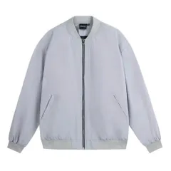 Áo khoác gió bomber hai lớp nam nữ cao cấp tráng bạc trượt nước B01