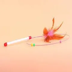 Cần Câu Lông Vũ Cho Mèo Giải Trí - Hỗ Trợ Giảm Stress - Giảm Tăng Động - Giúp Giảm Cân