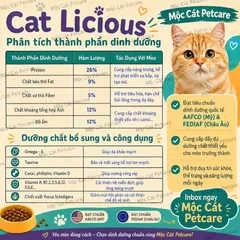 ? HẠT MÈO CAT LICIOUS VỊ CÁ BIỂN 1KG–DA LÔNG KHỎE MẠNH - TỐT CHO MẮT - XƯƠNG RĂNG CHẮC KHỎE - DINH DƯỠNG CÂN BẰNG