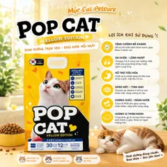 🇰🇷THỨC ĂN HẠT CHO MÈO POP CAT YELLOW EDITION 5KG – CHICKEN & TUNA🇰🇷