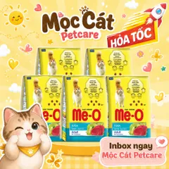 <COMBO 5 TÚI TIẾT KIỆM >Thức Ăn Hạt Me-O Adult 350g- Dưỡng Lông Da-Bổ Sung Dinh Dưỡng-Xuất Xứ Thái Lan