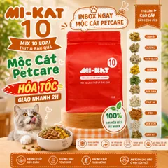 COMBO 6 TÚI Hạt SIÊU TOPPING Cho Mèo Mi-Kat 10 VIỆT NAM -Chất Lượng Cao -DINH DƯỠN- AN TOÀN - VIỆT NAM