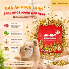 COMBO 6 TÚI Hạt SIÊU TOPPING Cho Mèo Mi-Kat 10 VIỆT NAM -Chất Lượng Cao -DINH DƯỠN- AN TOÀN - VIỆT NAM