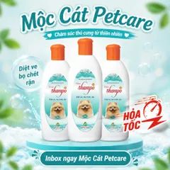 <COMBO 3 CHAI>SỮA TẮM CHO CHÓ & MÈO 300ML- HỖ TRỢ PHÒNG CHỐNG VE & BỌ CHÉT LÂY NHIỄM