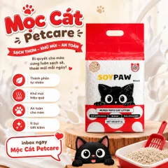CÁT ĐẬU NÀNH SOYPAW 6L CHẤT LƯỢNG CAO - SIÊU VÓN - KHỬ MÙI MẠNH - ÍT BỤI - AN TOÀN CHO SEN&BÉ