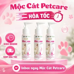 MICONA SHAMPOO 120ML – SỮA TẮM HỖ TRỢ PHÒNG&ĐIỀU TRỊ BỆNH DA,GIẢM RỤNG LÔNG,KHỬ MÙI,DƯỠNG LÔNG MƯỢT CHO CHÓ & MÈO