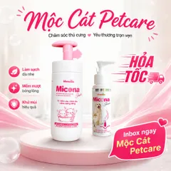 MICONA SHAMPOO 120ML – SỮA TẮM HỖ TRỢ PHÒNG&ĐIỀU TRỊ BỆNH DA,GIẢM RỤNG LÔNG,KHỬ MÙI,DƯỠNG LÔNG MƯỢT CHO CHÓ & MÈO