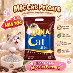 Cát Vệ Sinh Mèo LUNA 9L/18L 🌿 Vón Nhanh – Khử Mùi Mạnh – Ít Bụi – Tiết Kiệm- An Toàn