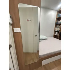 Gương chữ nhật toàn thân không viền treo tường hoặc dán cánh tủ hiện đại, sang trọng (kèm phụ kiện)