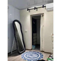 Gương soi toàn thân dáng mây mềm bọc nỉ cao cấp, nỉ Hàn nhập khẩu, kích thước 70x170cm