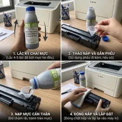 Mực đổ G7 Đa Năng dùng cho 12A/ 35A/ 78A/ 83A/ 337A/ 127/ 49A/ 05A/ 80A/ 26A/ 55A/ 16A/ 319/ 719/ 53A đậm đẹp, ít thải