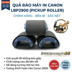 Set 5 Quả Đào Máy In Canon 2900 / 3000 (Pickup Roller) - Cao Su Lấy Giấy Loại Tốt, Khắc Phục Lỗi Không Kéo Giấy, Bền Bỉ