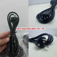 Dây Nguồn Máy in canon 2900 dài 1,5m | Dây nguồn PC,máy in hàng chuẩn loại dây to, chịu tải cao
